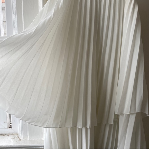 Zara white pleated tank dress - Picture 3 of 5